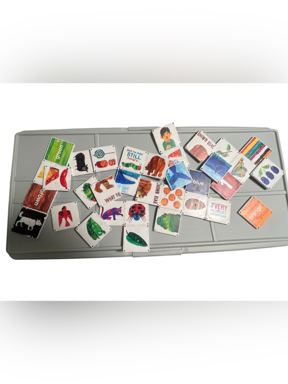 Magna-Tile Eric Carle Brown Bear and Very Hungry Caterpillar Magnets 35pc Lot